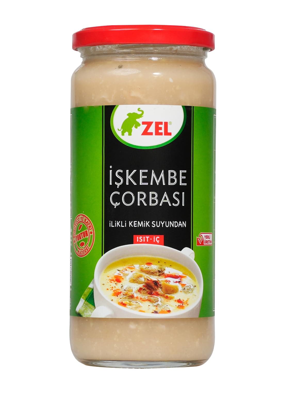 ZEL İşkembe Çorbası 480 ml – İlikli Kemik Suyundan, Dana/Kuzu İşkembe Etli, Geleneksel Çorba
