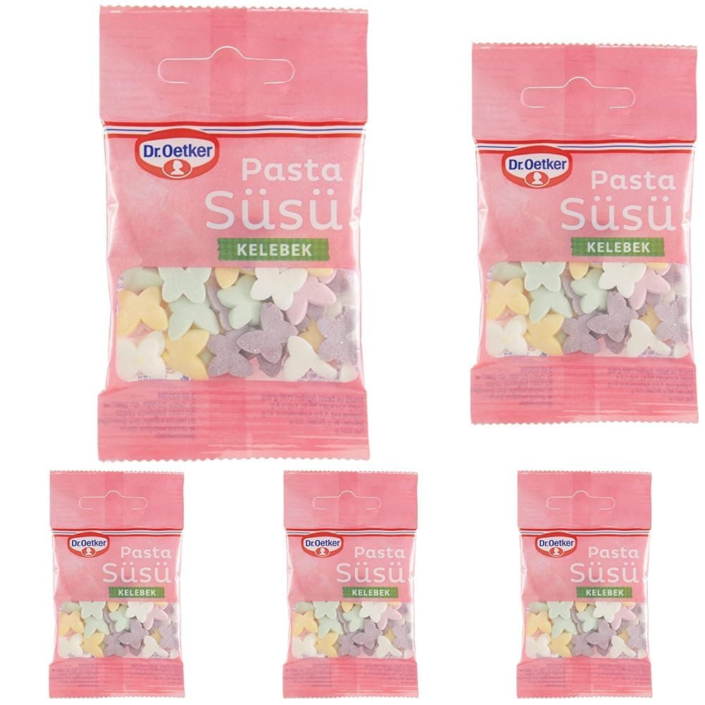 Dr. Oetker Dekor Pasta Süsü Kelebek 10 Gr 5li paket