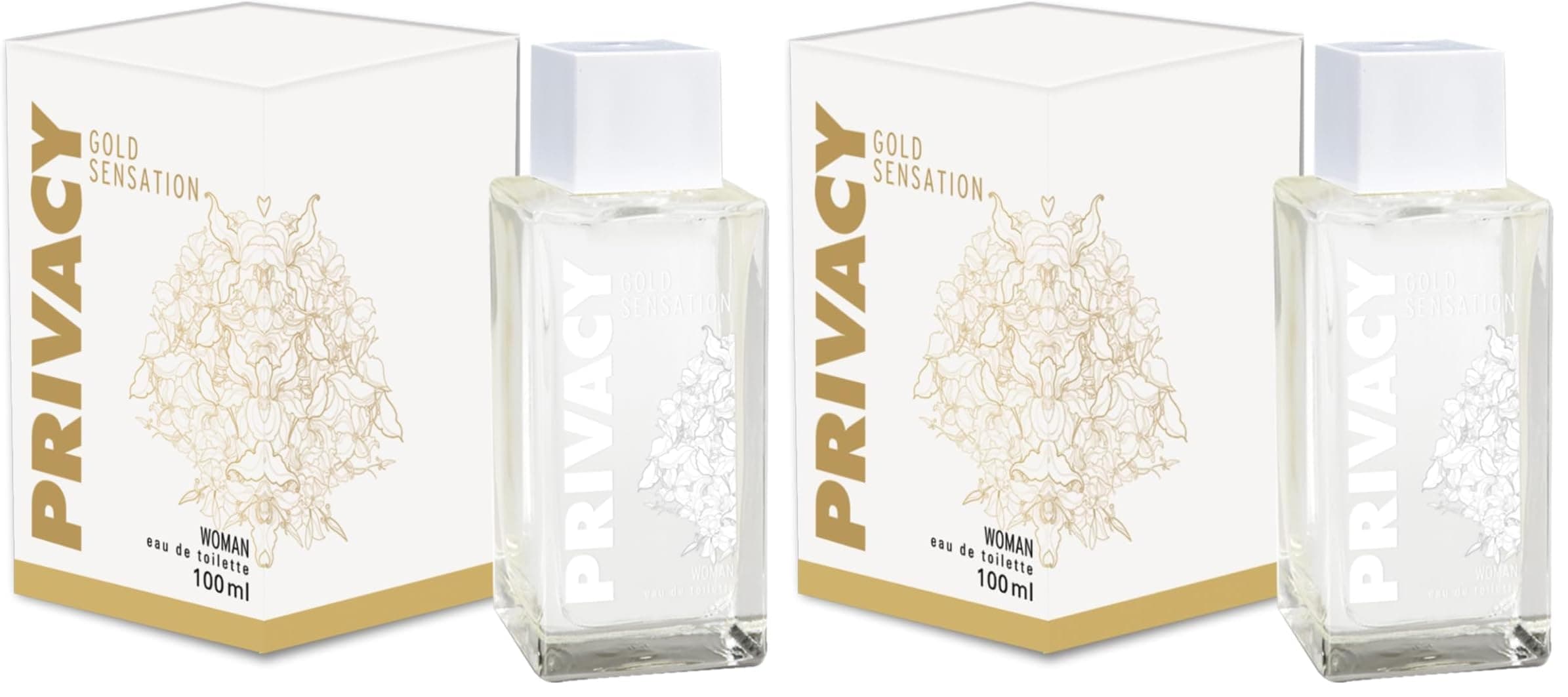 PRIVACY Gold Women Edt, 100 Mililitre (2 paketi)