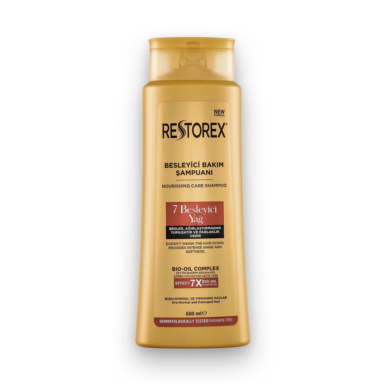 Restorex Besleyici Bakım Bakım Şampuanı 500 Ml - 7 Besleyici Yağ Göz Alıcı Parlaklık İpeksi Yumuşaklık