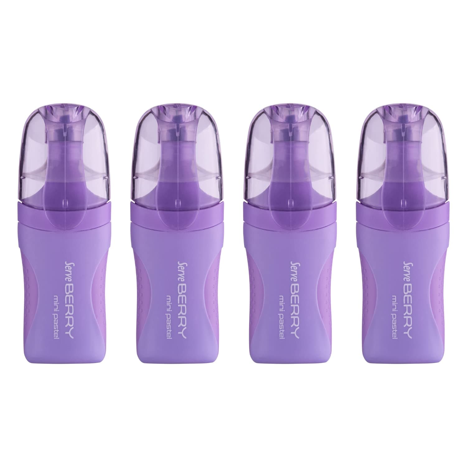 SERVE BERRY MINI FOSFORLU KALEM PASTEL LAVANTA 4LU SET