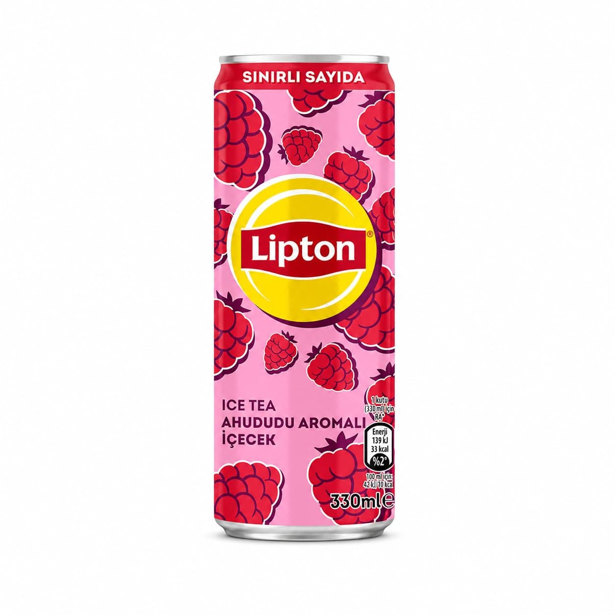 Lipton Ice Tea Ahududu Aromalı Soğuk Çay Kutu 330 Mililitre