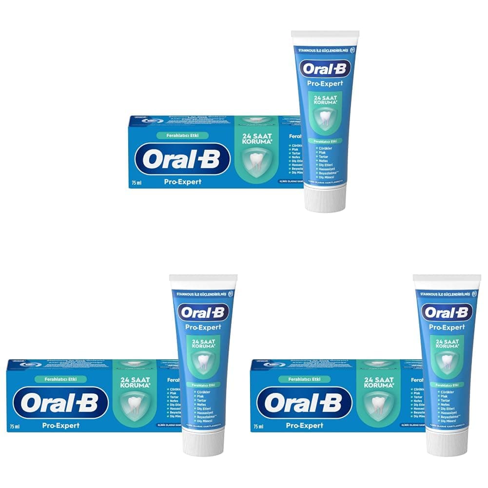 Oral-B Pro-Expert Ferah Nefes Diş Macunu 75ml (3 paketi)