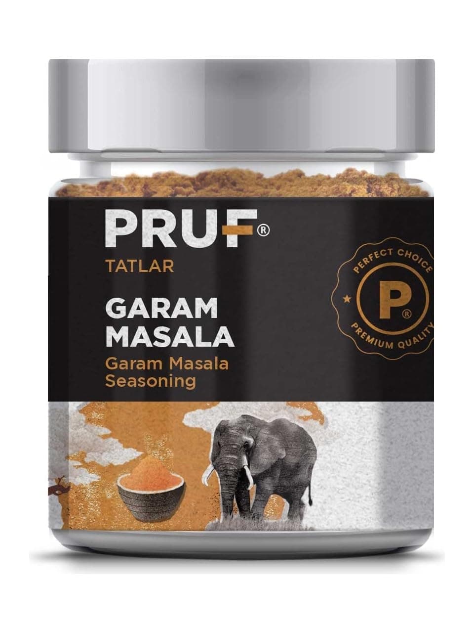 Pruf Garam Masala 145 gr. Sağlıklı Cam Kavanoz