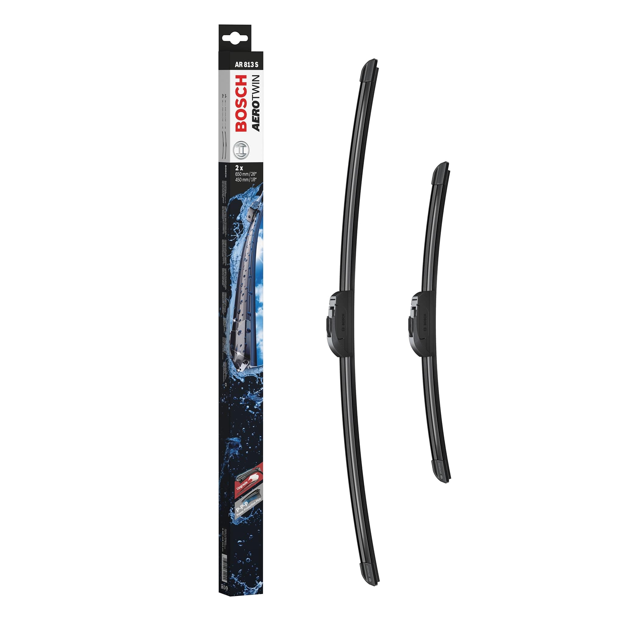 BOSCH Aerotwin Retro Silecek Seti Honda Civic FC5 (2017-2021), HR-V (2015-2020), Jeep Cherokee (2014-2018), Renault Kadjar (2015 ve sonrası), [650/450 mm] AR813S 3397118912