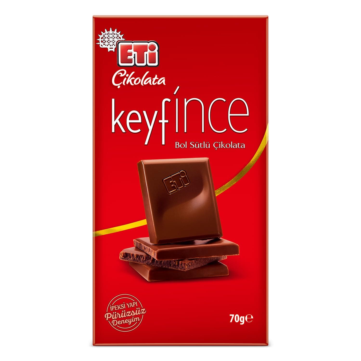 Eti Keyf'ince Bol Sütlü Çikolata 70 g x 7 Adet