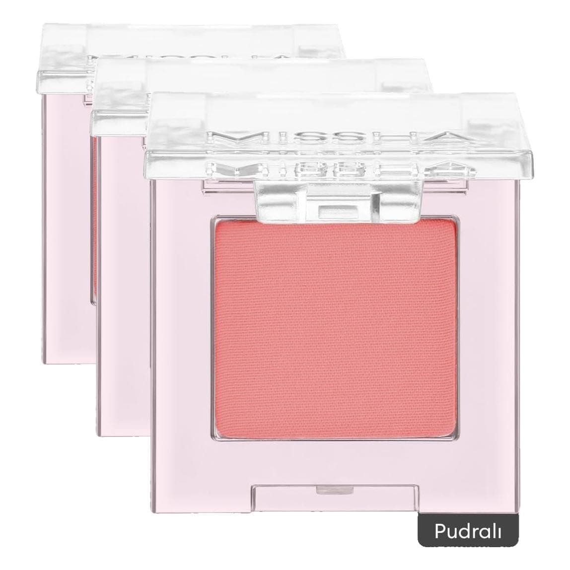 MISSHA Mat Pudra Dokulu Tekli Göz Farı Modern Pot (104 Be My Love) 104 Be My Love (3 paketi)