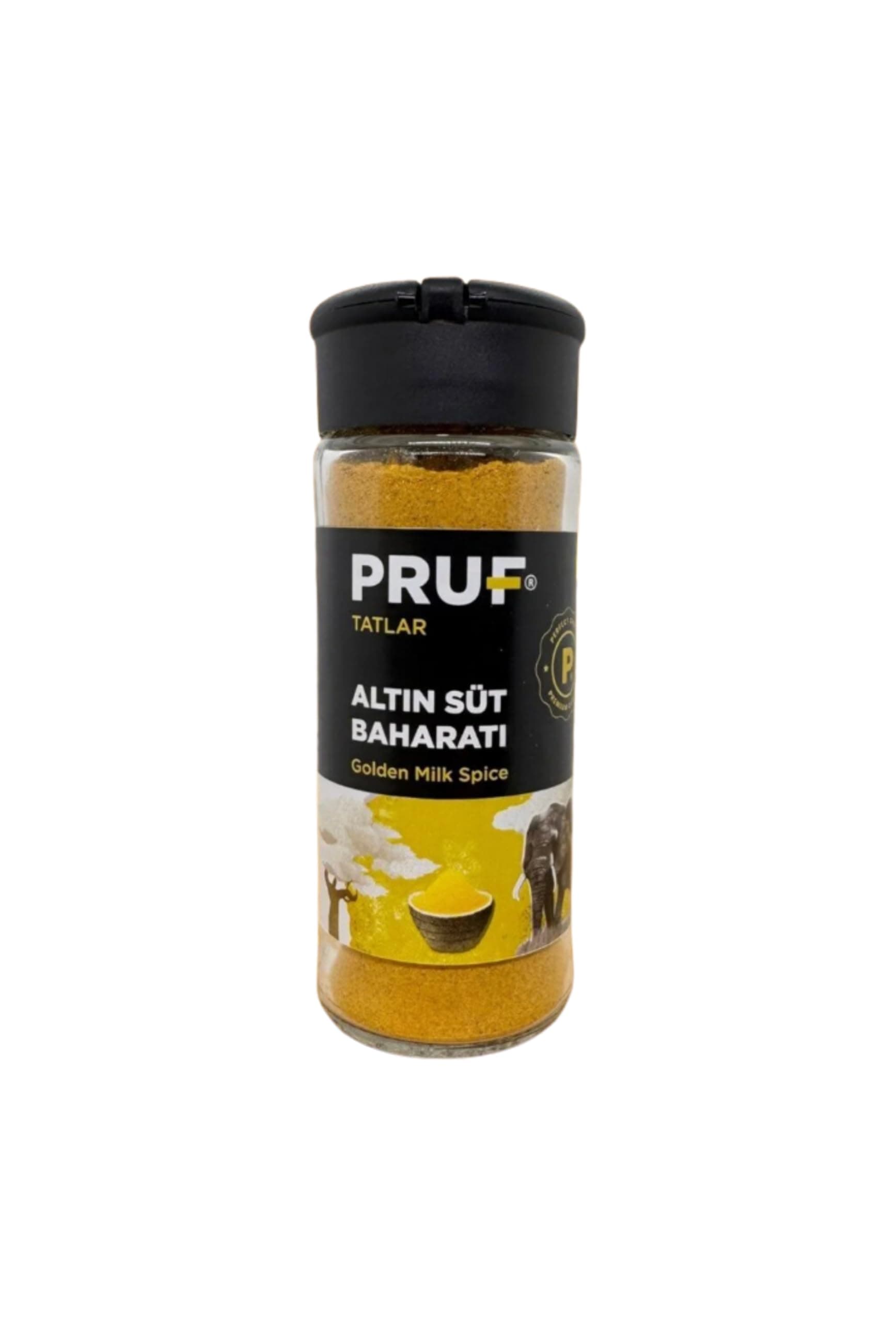 Pruf Altın Süt Baharatı Golden Milk Spice 45 Gr Cam Şişe