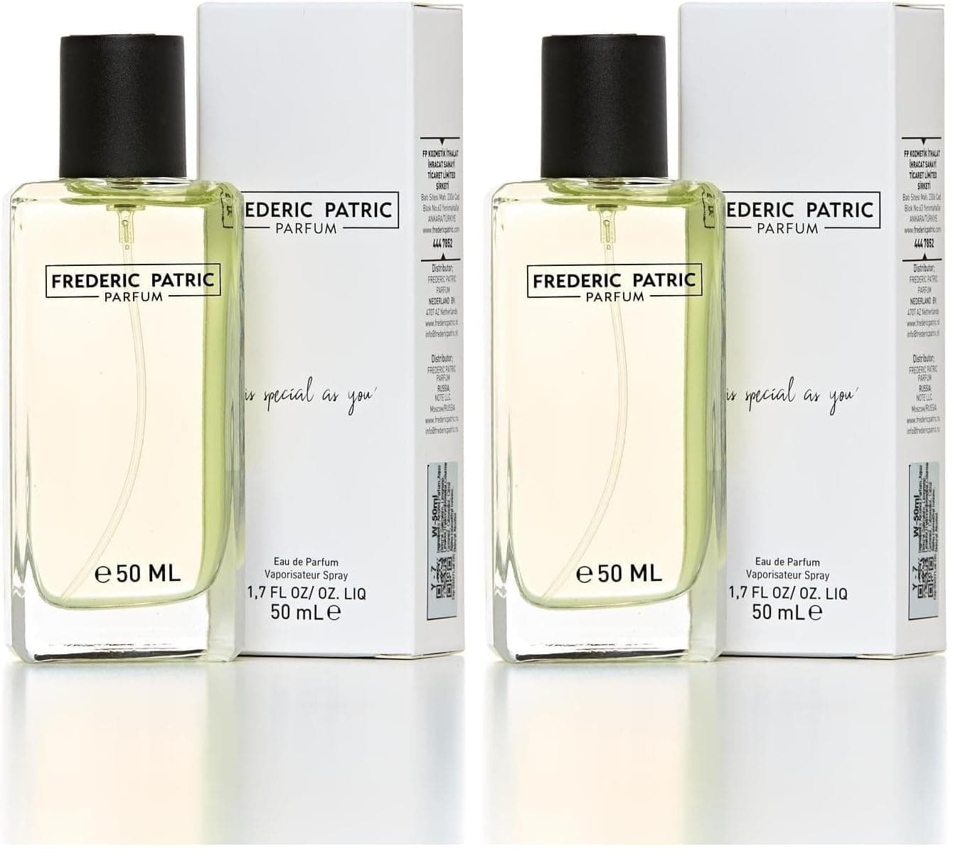 Frederic Patric R-1 50 ml Kadın Eau De Cologne Parfüm (2 paketi)