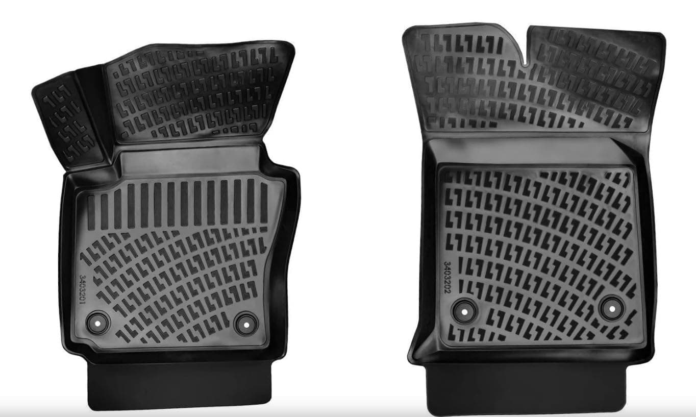 Rizline Volkswagen Caddy PANELVAN (2 Parça) 2016-2020 Uyumlu 3D Havuzlu Paspas
