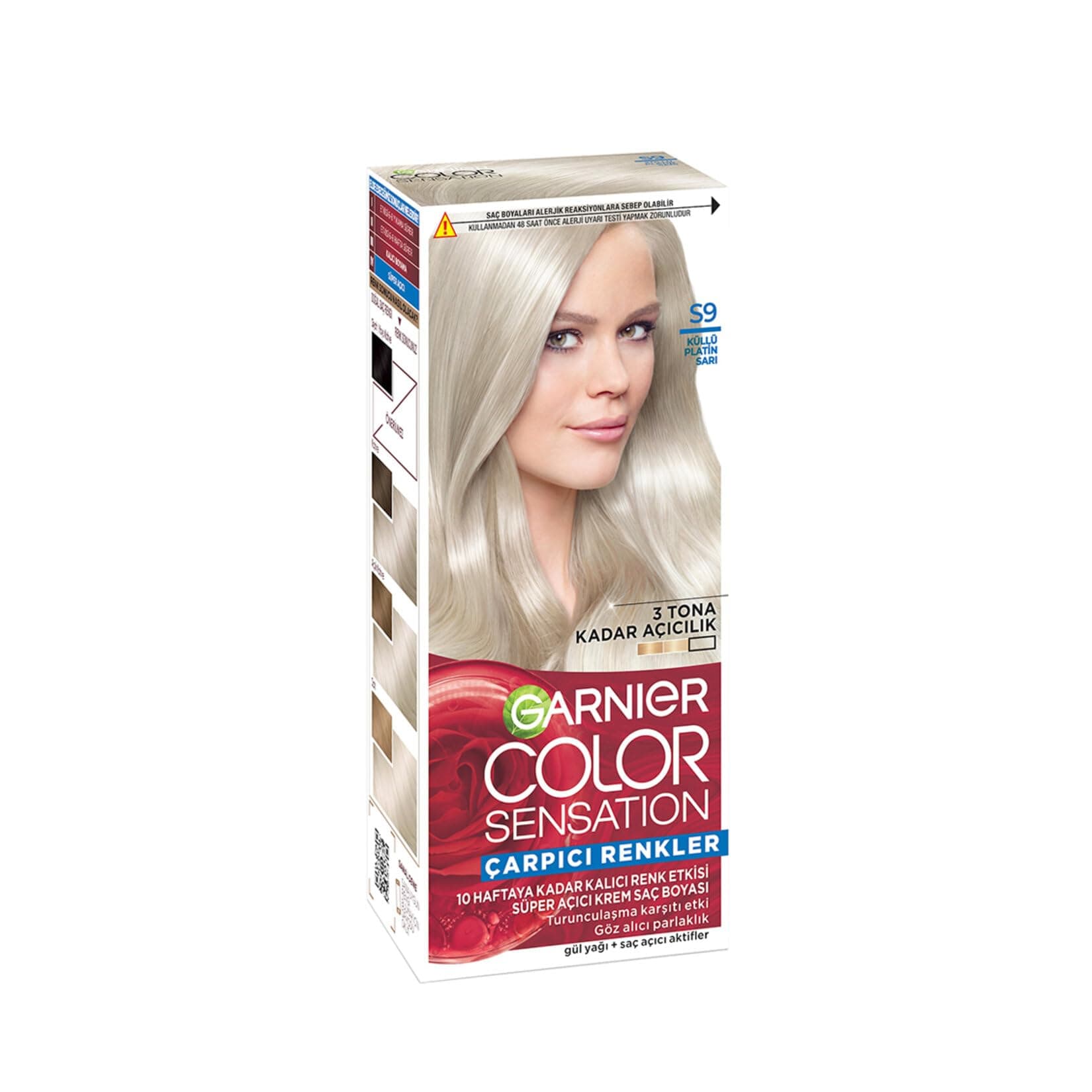 Garnier Çarpıcı Renkler S9 Küllü Altın Sarı Saç Boyası