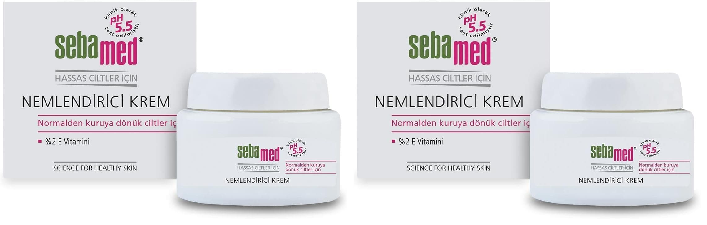 Sebamed%2 Vitamin E İçeren Nemlendirici Yüz ve Boyun Cilt Bakım Kremi – Günlük Bakım - 75 ml (2 paketi)