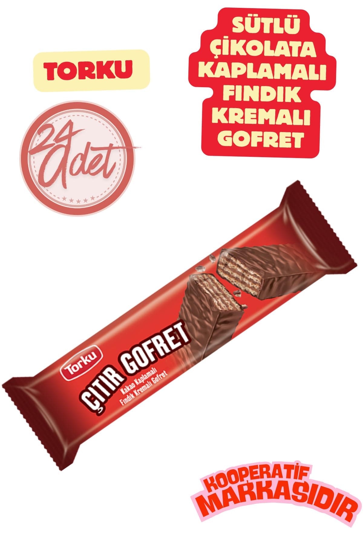 Torku Çikolatalı Gofret 25 gr