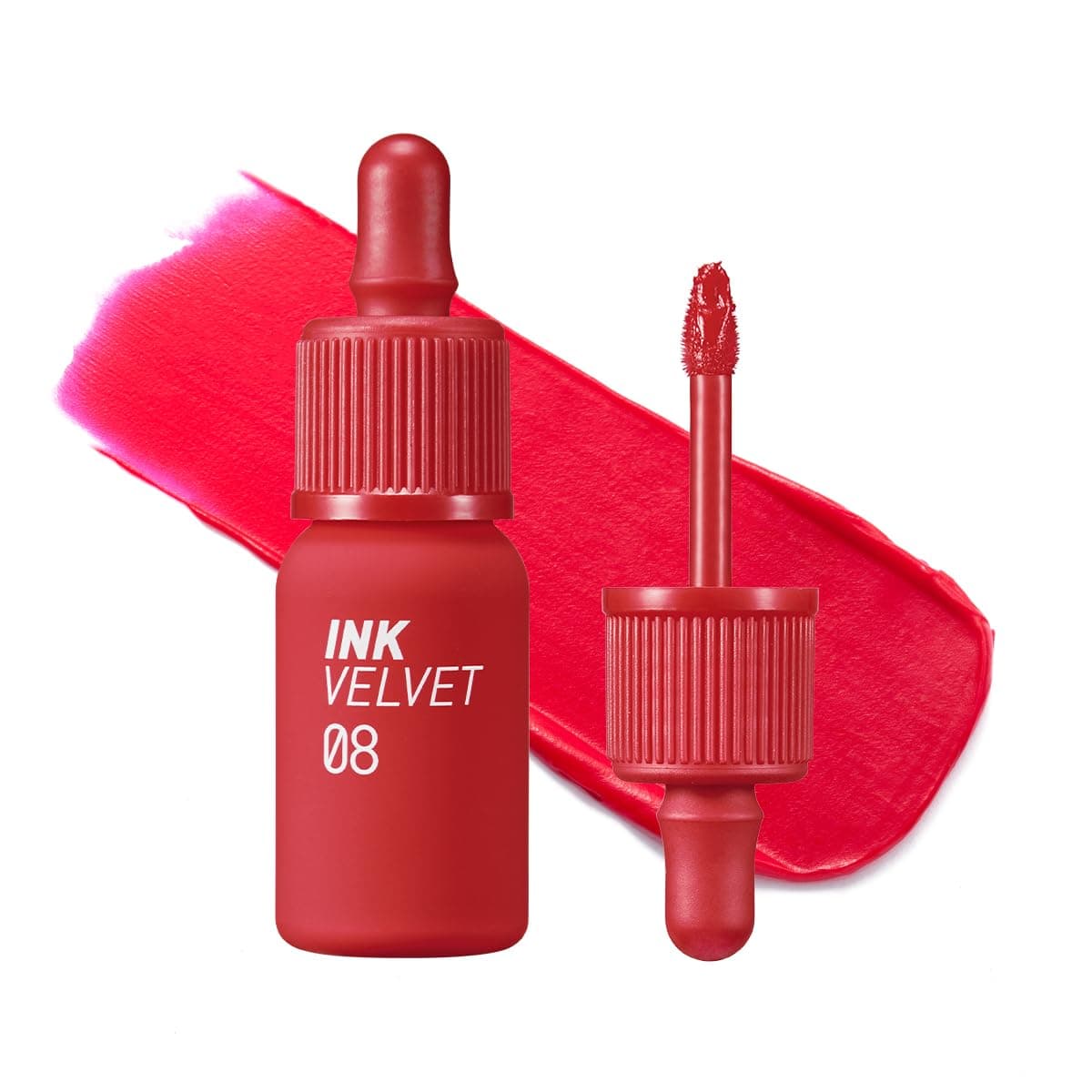 Peripera Yüksek Pigmentli, Kadife Görünümlü, Gün Boyu Kalıcı Tint Peripera Ink Velvet (8 Sellout Red)