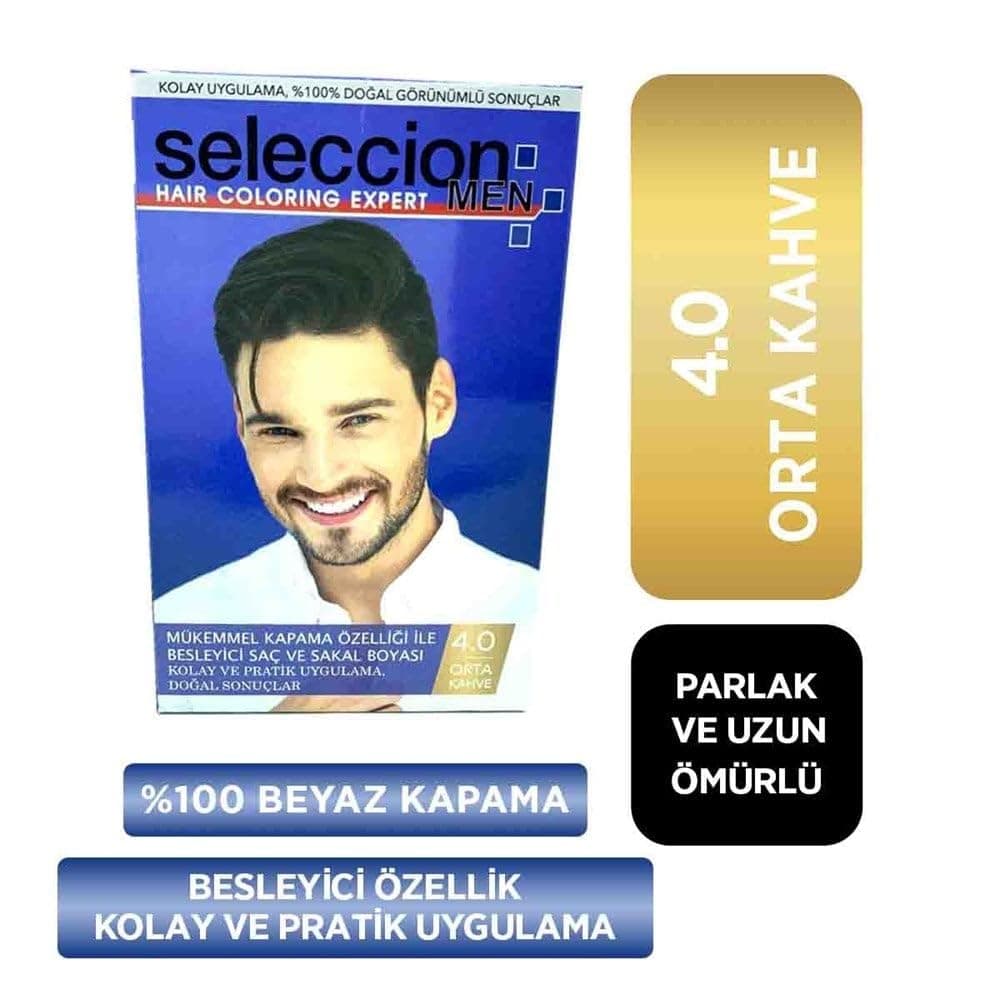 Seleccion Naturel Men Set Boya 4 Orta Kahve