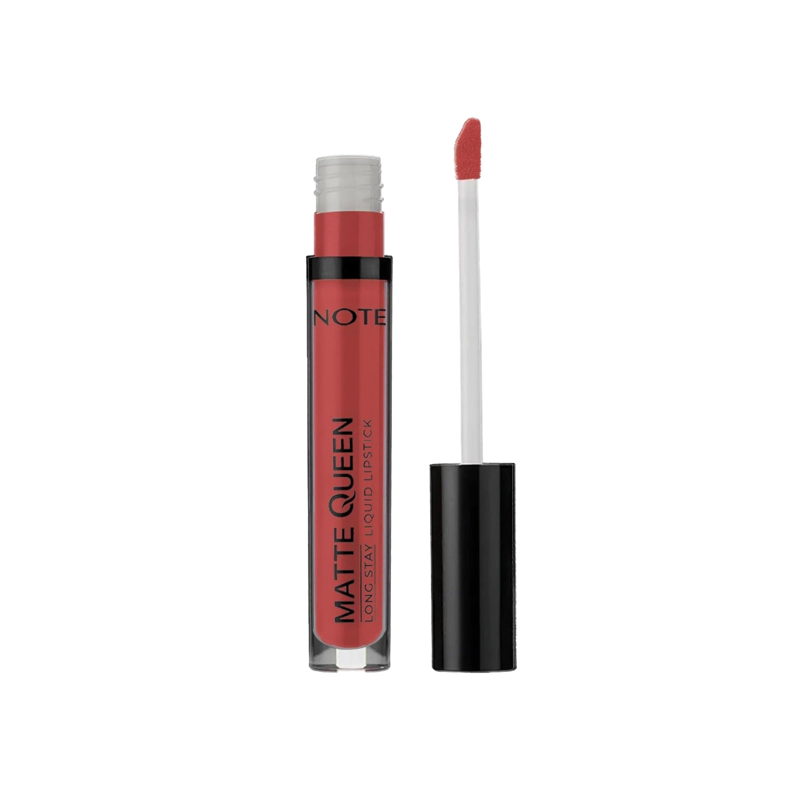 Note Cosmetics Matte Queen Lipstick 13 Red Elegance Kalıcı Likit Ruj, Kırmızı