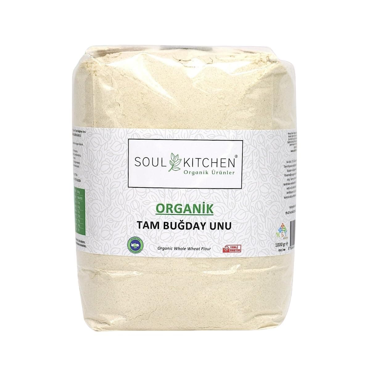 Soul Kitchen Organik Tam Buğday Unu 1000gr