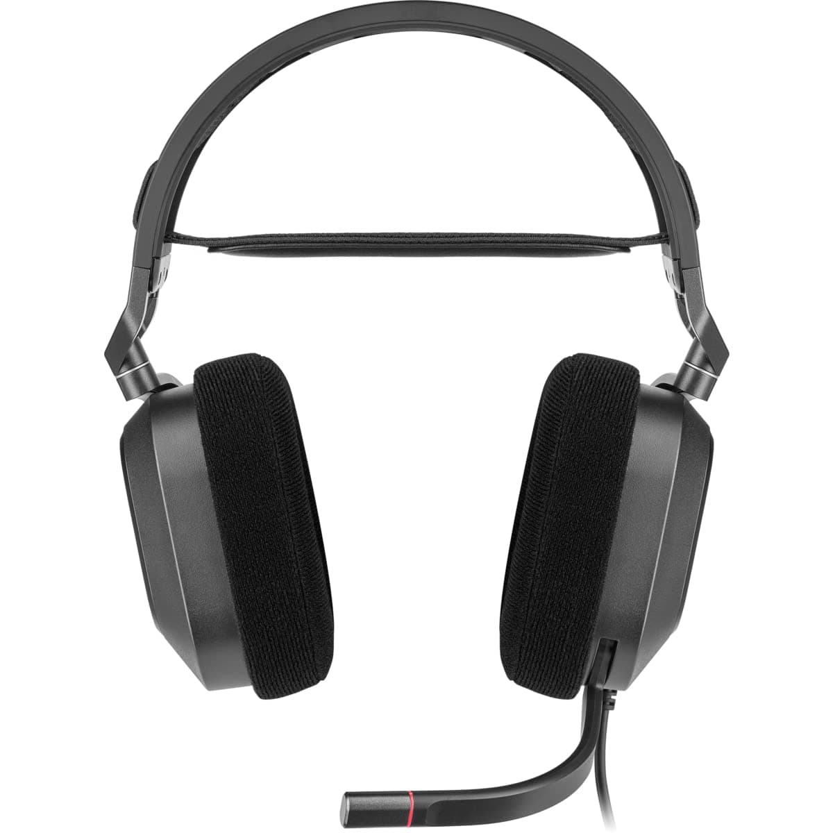 Corsair HS80 RGB USB Premium oyun kulaklığı, Dolby Audio 7.1 surround ses (yayın kalitesinde mikrofon, hafızalı köpükten kulak kepçeleri, Hi-Fi ses, sağlam konstrüksiyon) karbon, siyah