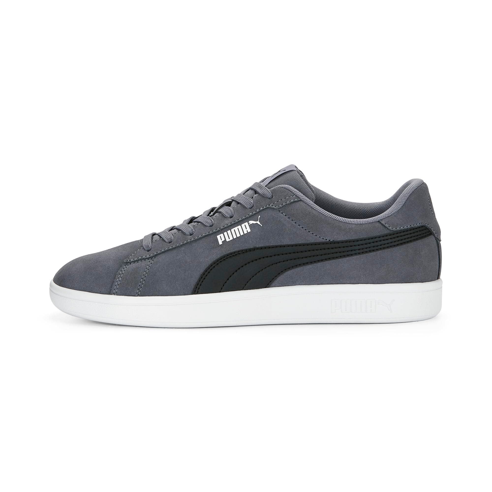 Smash 3.0 Sneakers Unisex Yetişkin Spor Ayakkabı, PUMA Black-PUMA White, 40
