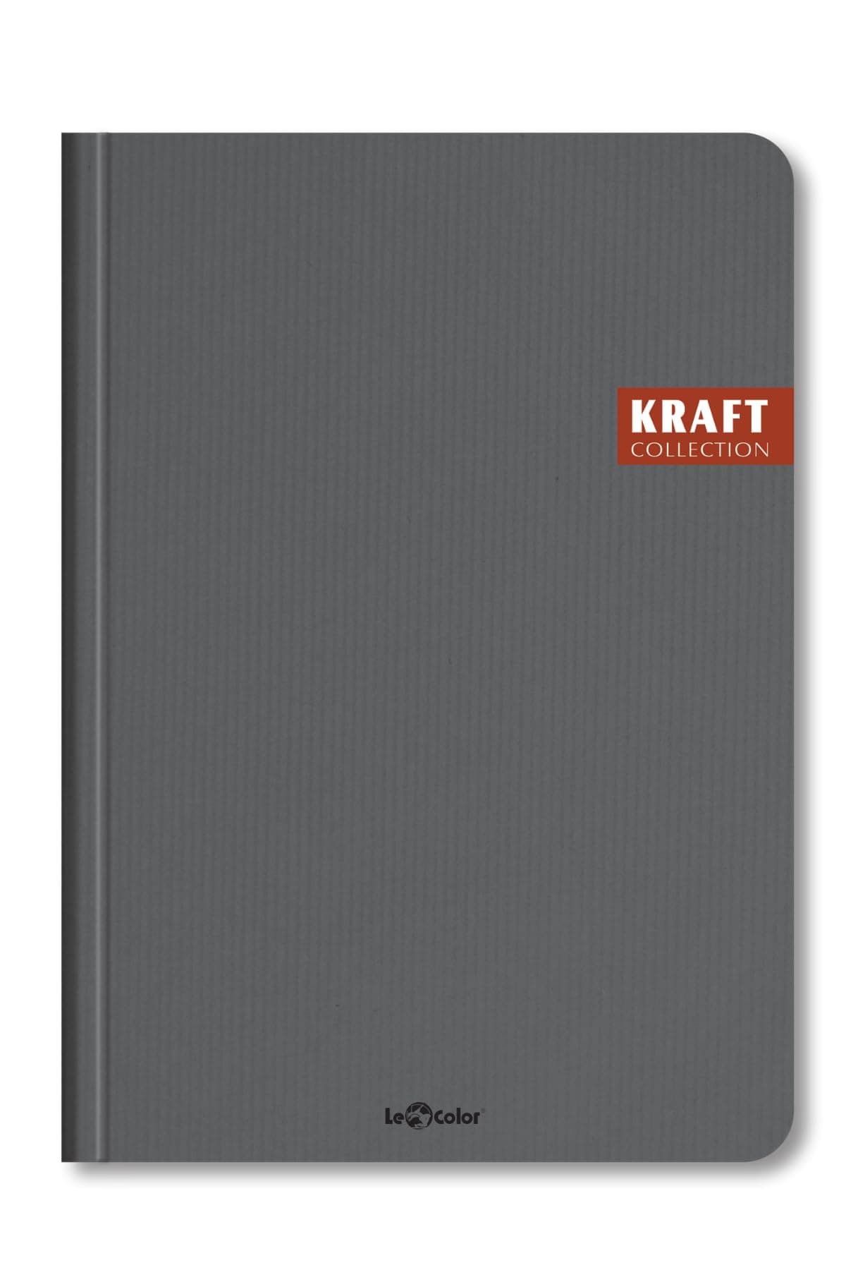 Le Color Kraft Ofis Defter Kareli Gri