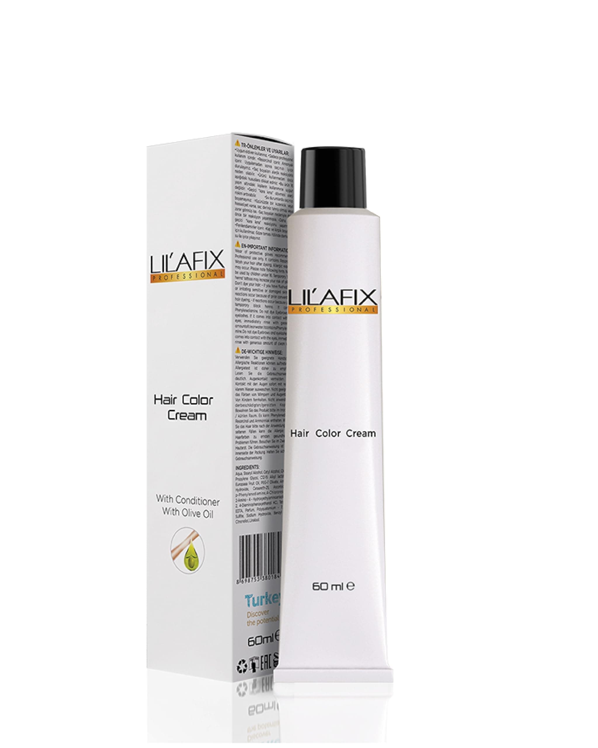 Lilafix Tüp Saç Boyası 60 ml 8.11 Yoğun Küllü Açık Kumral