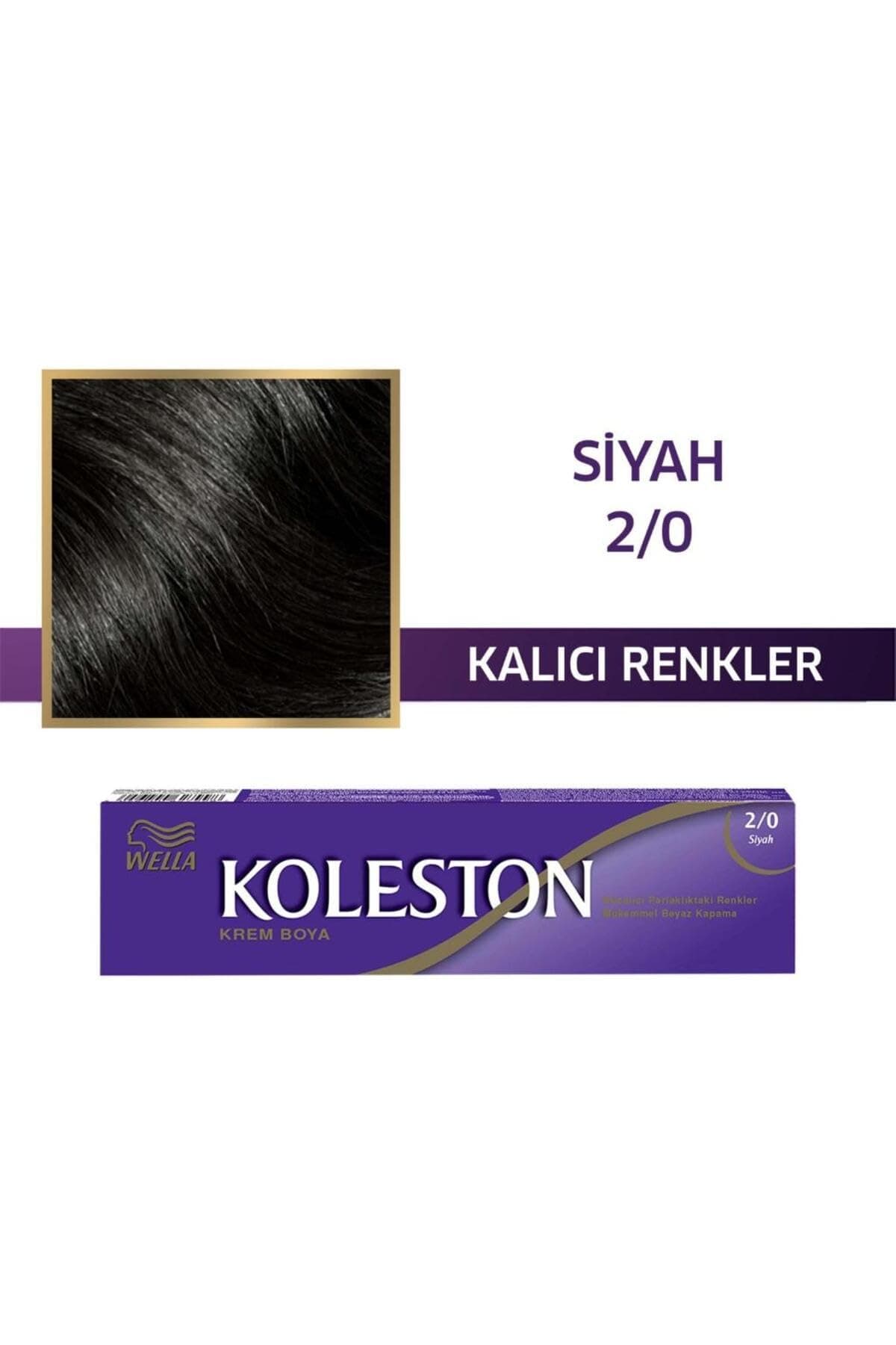 Koleston Single Tüp 2-0 Black Saç Boyası