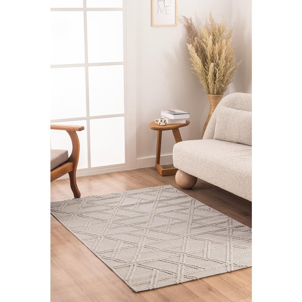 KOZA HOME Alba Krem Halı 19241A 140 x 200