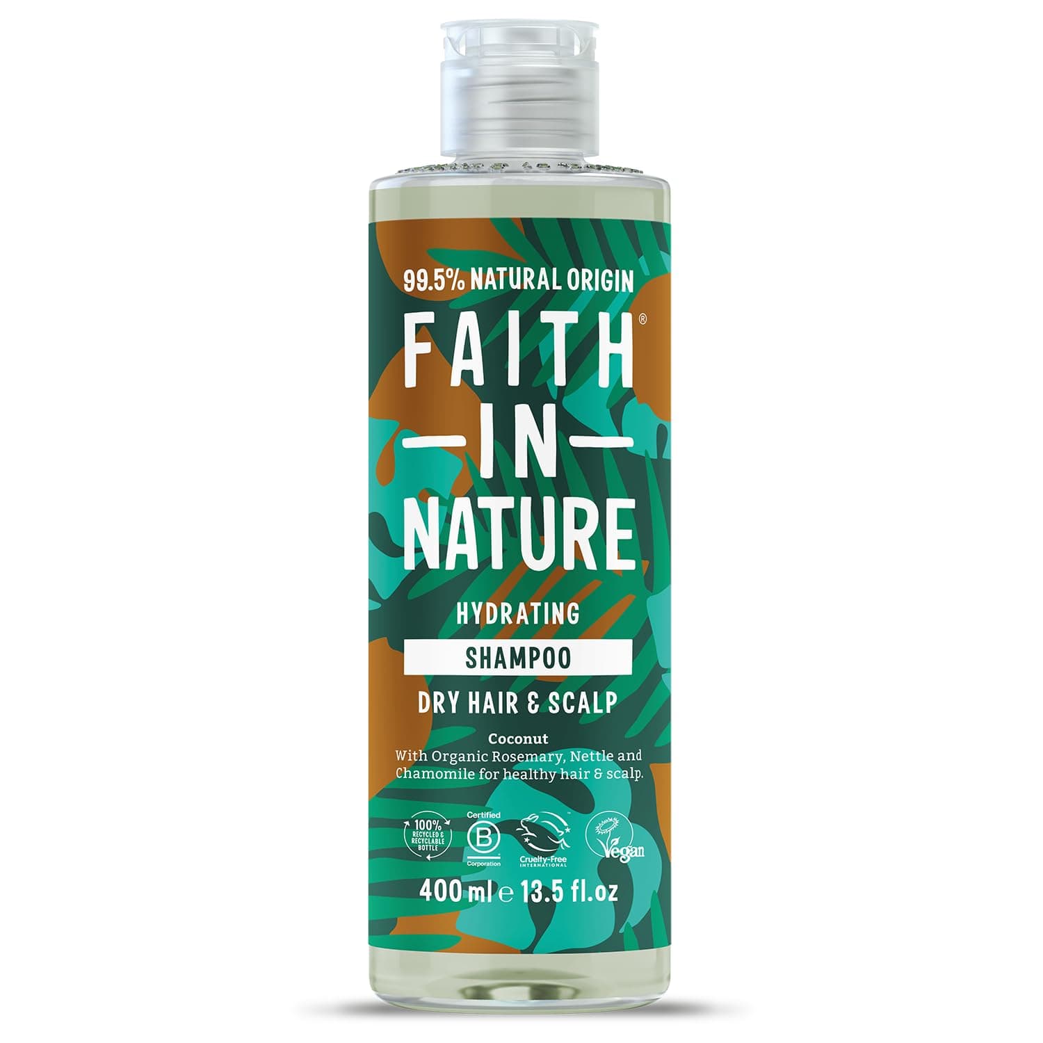 FAITH IN NATURE Coconut / %99 Doğal İçerikli Şampuan-Nemlendirici Hindistan Cevizi Normal&Kuruya Dönük Saçlar İçin
