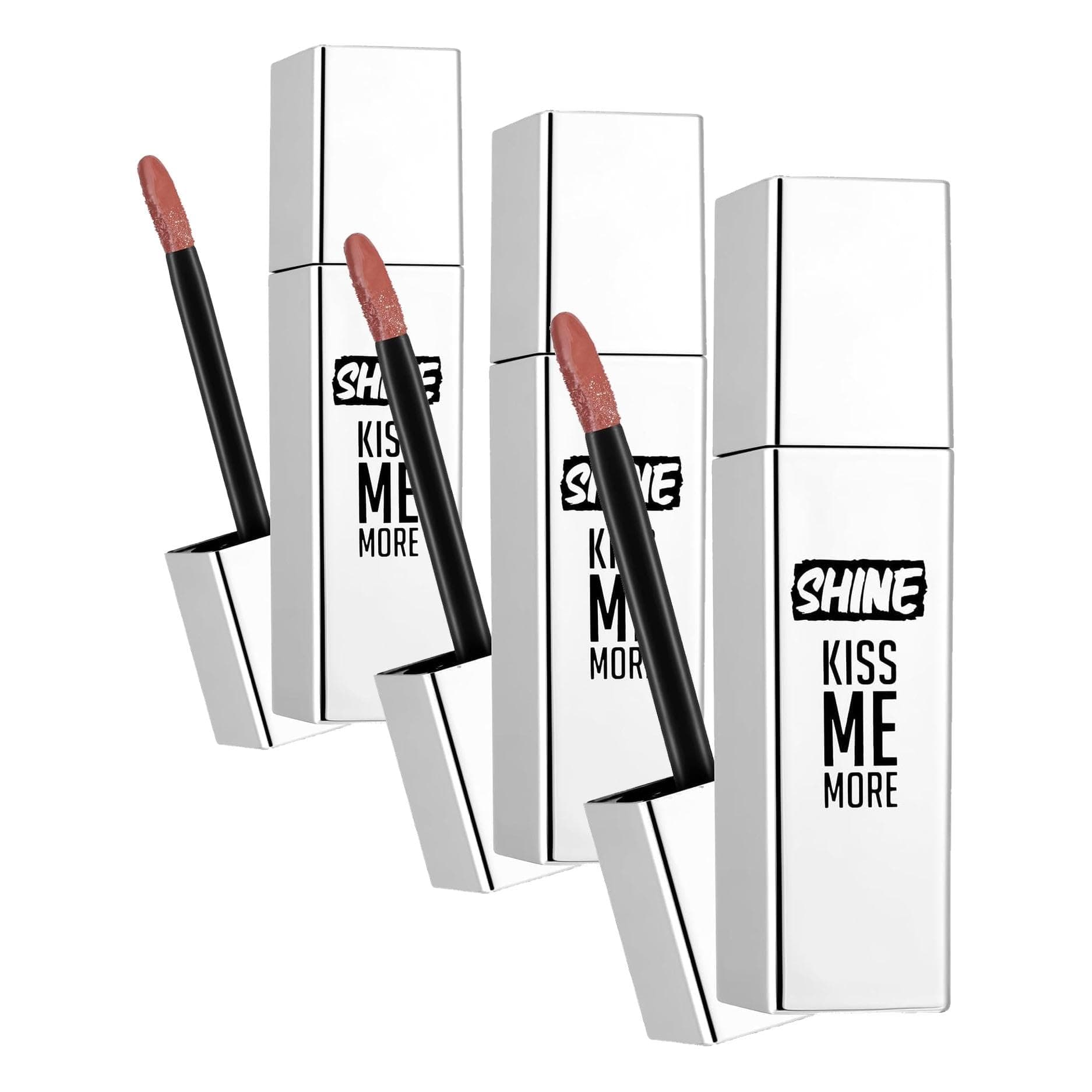 Flormar Kalıcı Parlak Likit Ruj (SÜTLÜ KAHVE) - Shine Kiss Me More Lls - 009 Coffee & Talk - 8682536083836 (3 paketi)