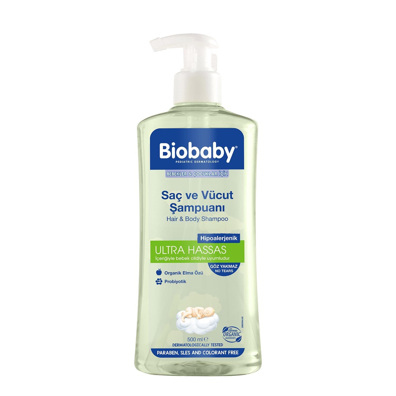Biobaby Saç Ve Vücut Şampuanı (500ml)