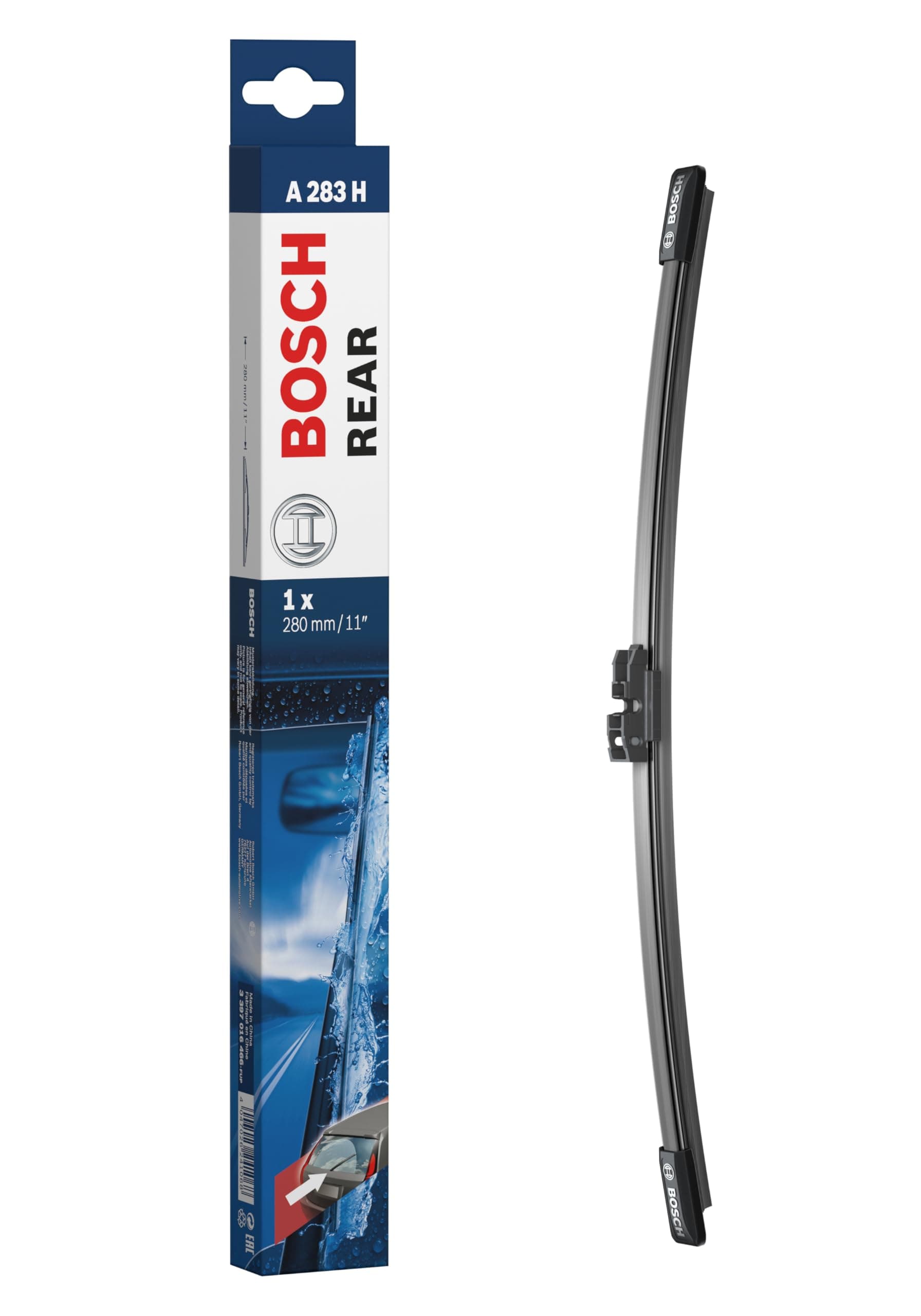 BOSCH Rear Aerotwin Arka Silecek Togg T10X (2023 ve sonrası), Volvo V40 / V40 Cross Country (2012-2019) [280 mm] A283H 3397016466
