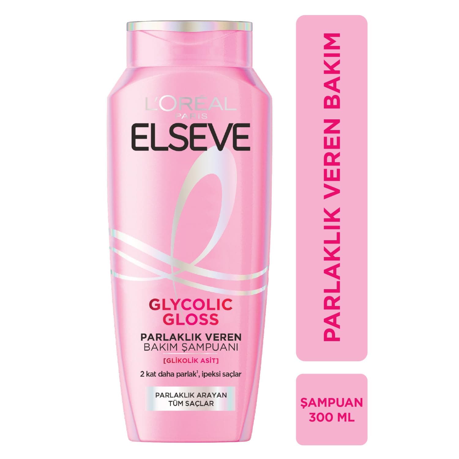 ELSEVE Glycolic Gloss Parlaklık Veren Bakım Şampuanı 300ml