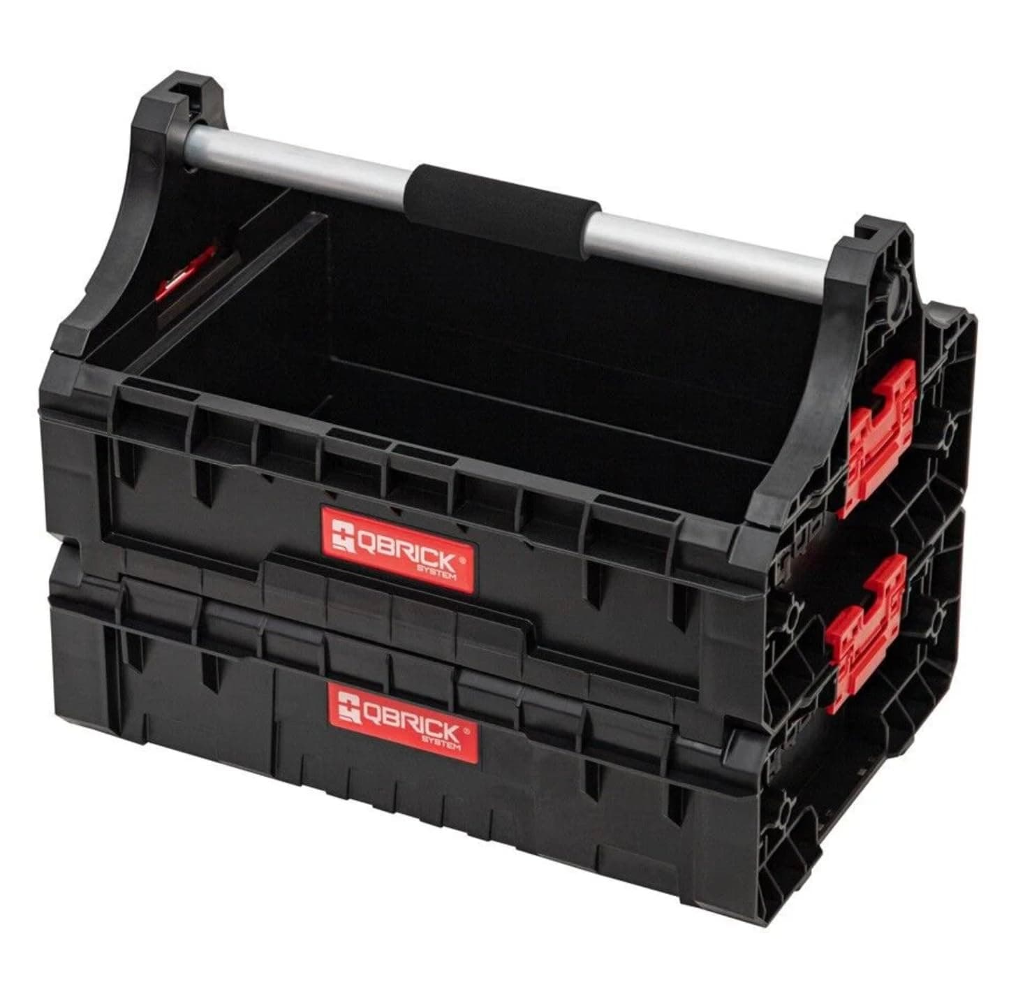 QBRICK SYSTEM PRO Modular Tray Modüler Taşıma Seti, 3 Parçalı, 18 L, Siyah