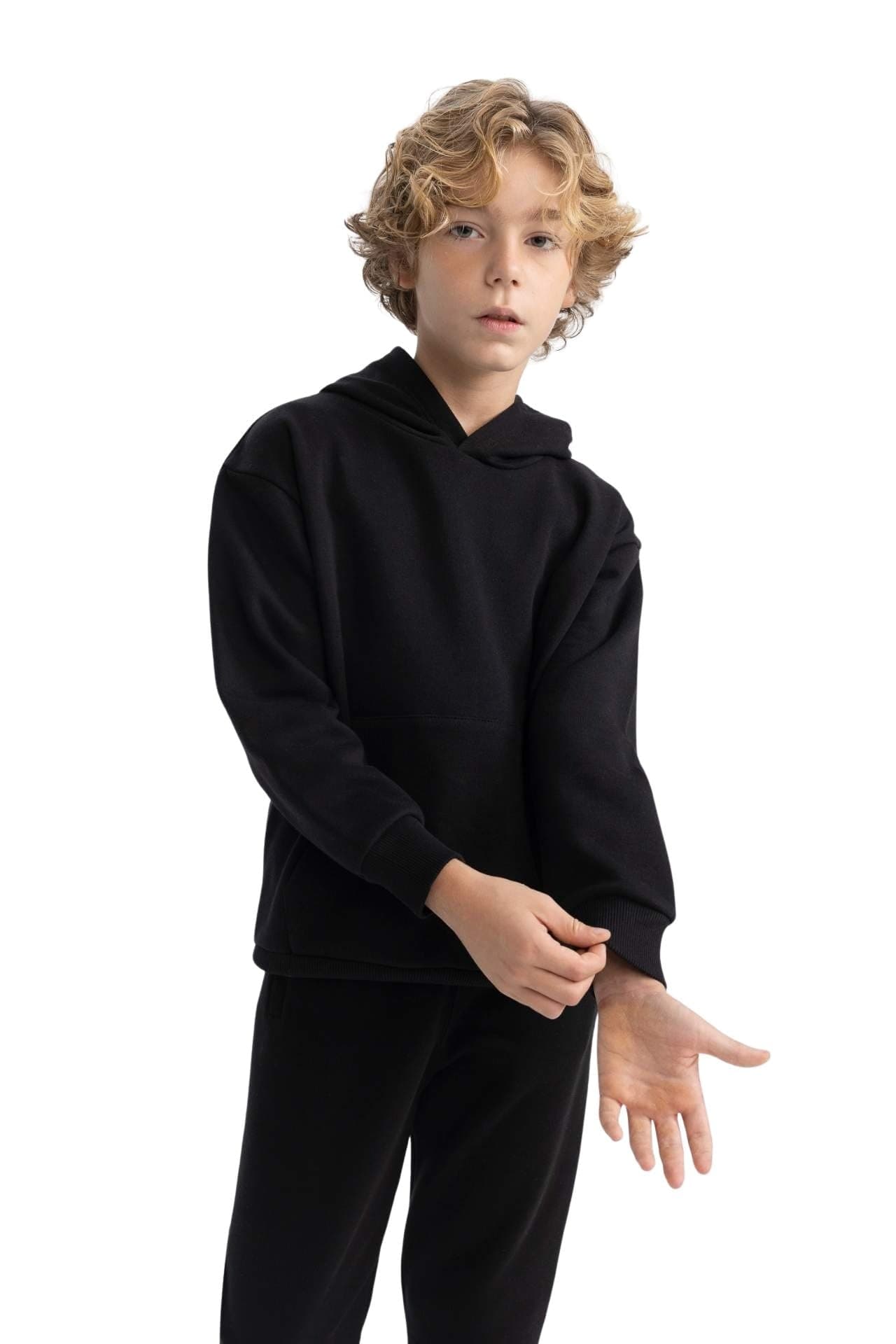 Erkek Çocuk Regular Fit Kapüşonlu Sweatshirt