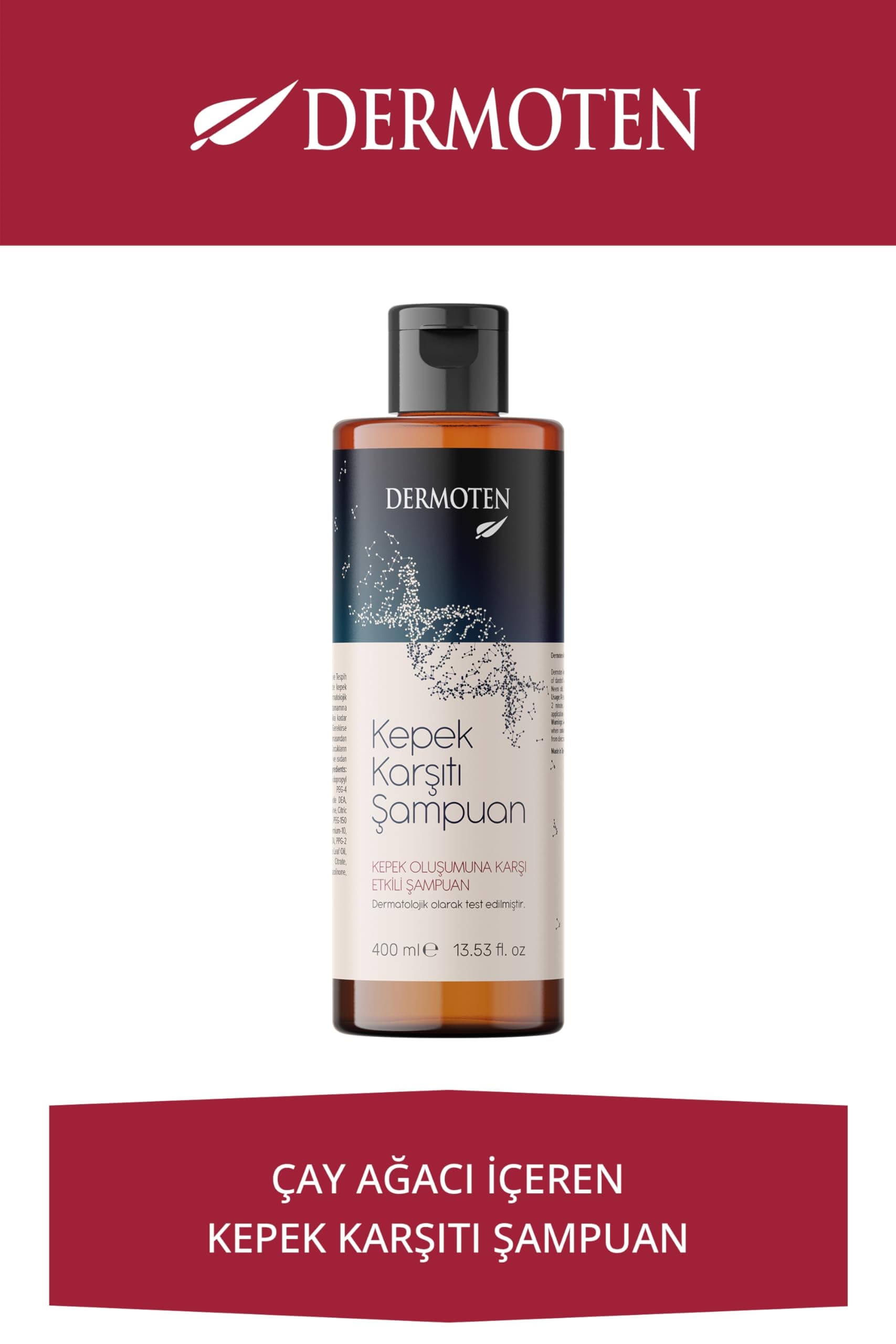 DERMOTEN Kepek Karşıtı Şampuan 400 ml