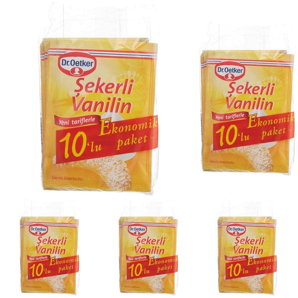 Dr. Oetker Şekerli Vanilin (10 x 5gr) 5li paket