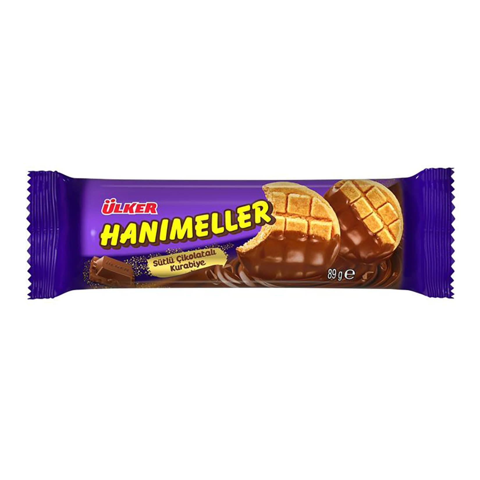 ÜLKER Hanımeller Sütlü Çikolatalı Kurabiye, 89 Gr