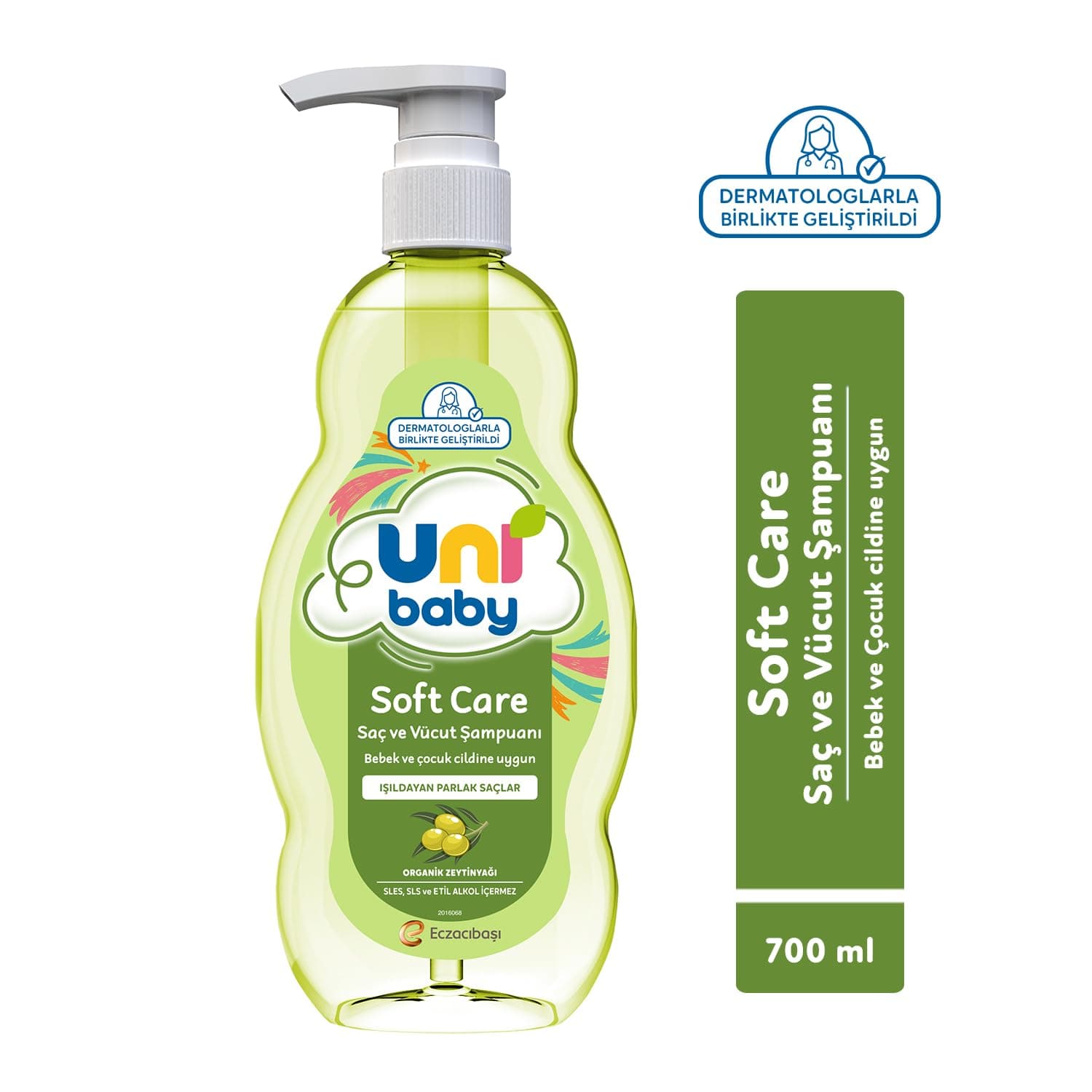 Uni Baby Soft Care Zeytinyağlı Besleyici Bakım Şampuanı 700 ml