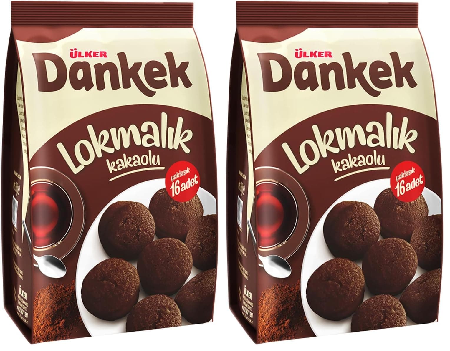 Ülker Dankek Lokmalık Kakaolu 160 Gr 2li paket
