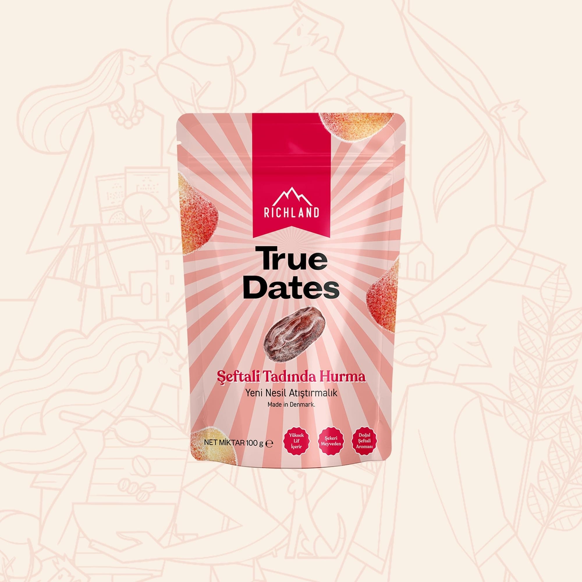Richland True Dates Seftali Tadinda Hurma 100 g