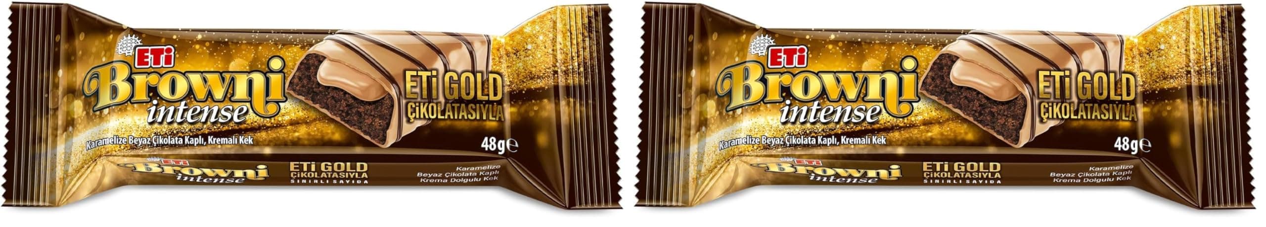 Eti Browni Intense Gold Çikolatalı Kek 48 g x 16 Adet (2 paketi)