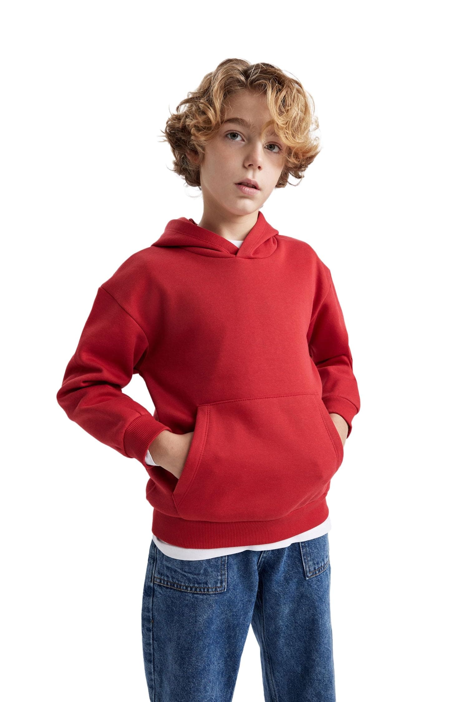 Erkek Çocuk Regular Fit Kapüşonlu Sweatshirt