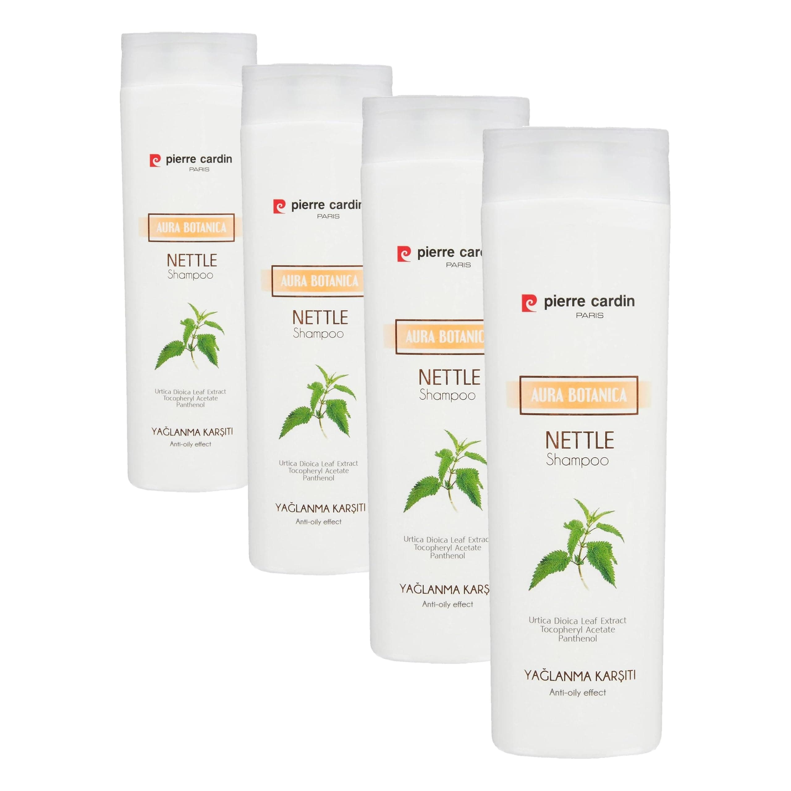 Pierre Cardin Aura Botanica Isırgan Özlü Şampuan (360 ml) (4 paketi)