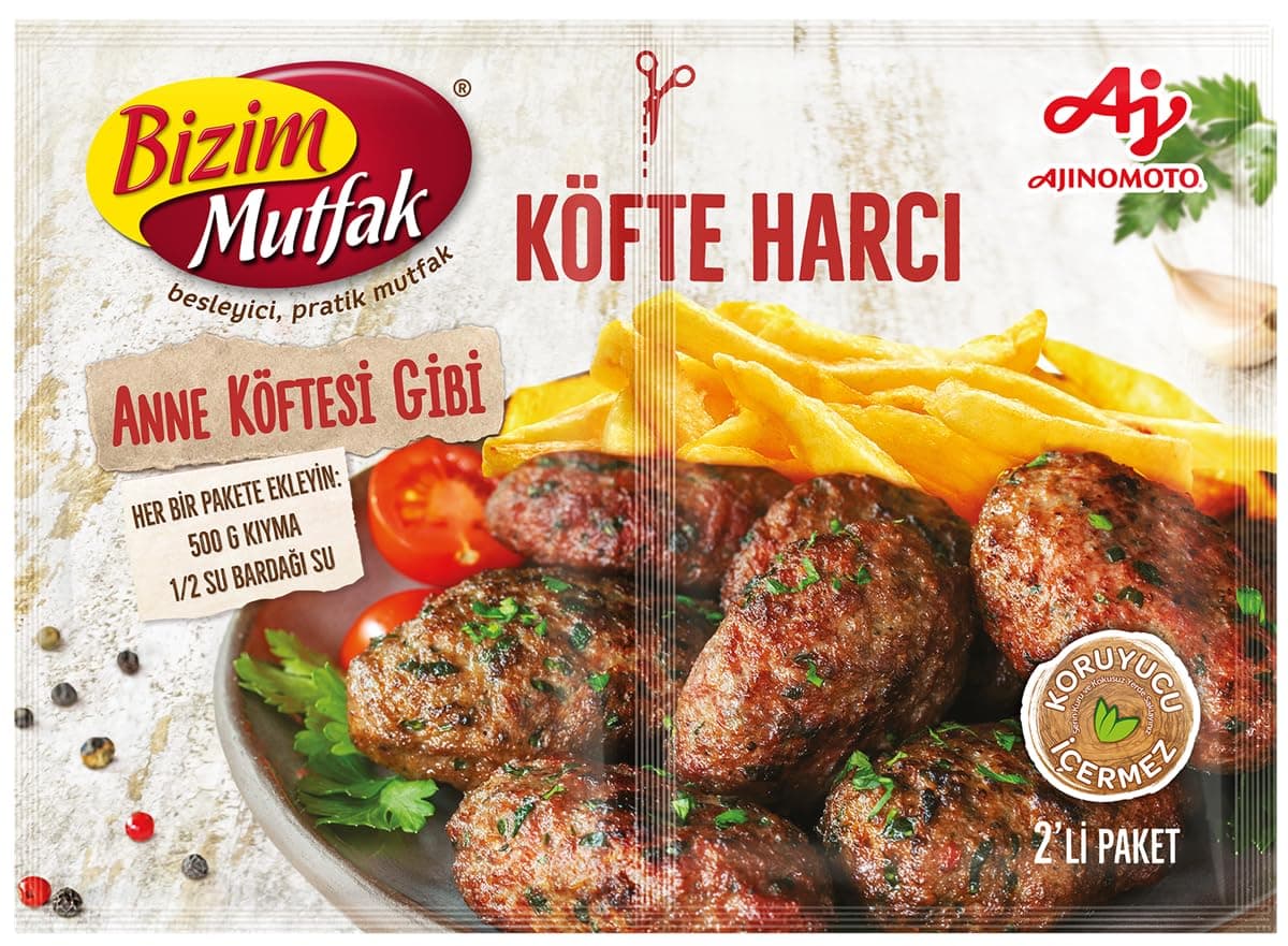Bizim Mutfak Köfte Harcı 2 Adet, Toplam 85 g