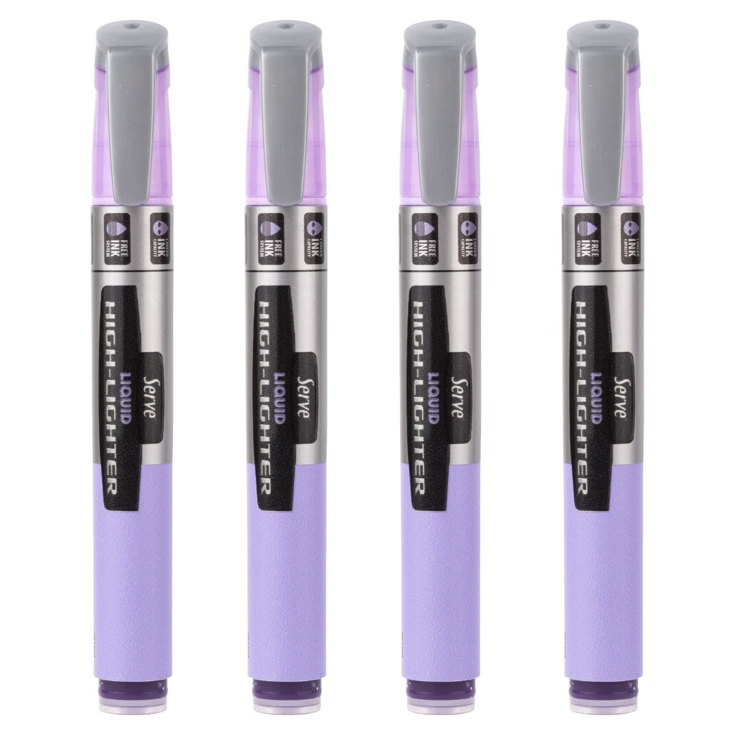 SERVE LIKIT FOSFORLU KALEM PASTEL LAVANTA 4LU SET