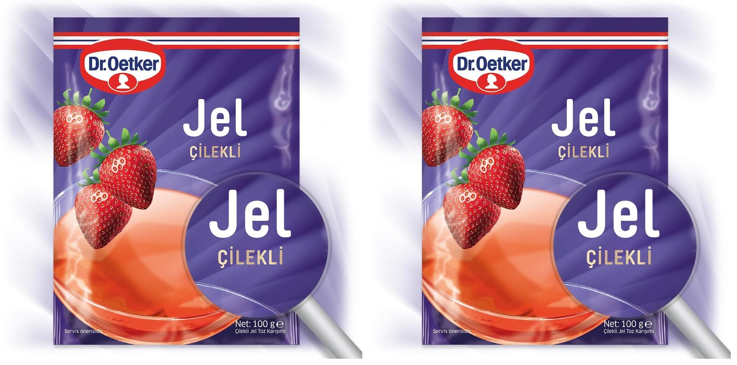 Dr. Oetker Jel Çilek Aromalı 100 Gr (2 paketi)
