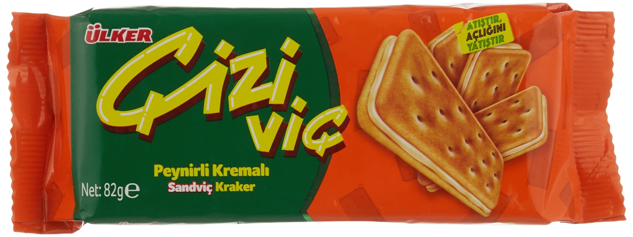 ÜLKER Çiziviç Peynirli Sandviç Kraker, 82 Gr