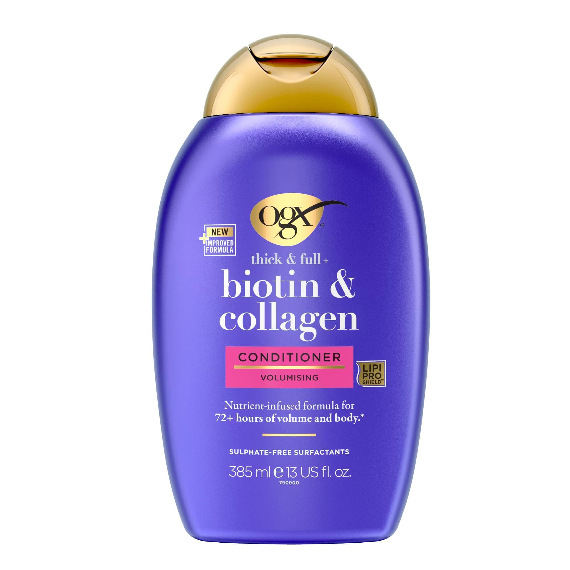 ogx dolgunlaştırıcı biotin & kolajen saç bakım kremi yeni ph dengeli formül 385ml