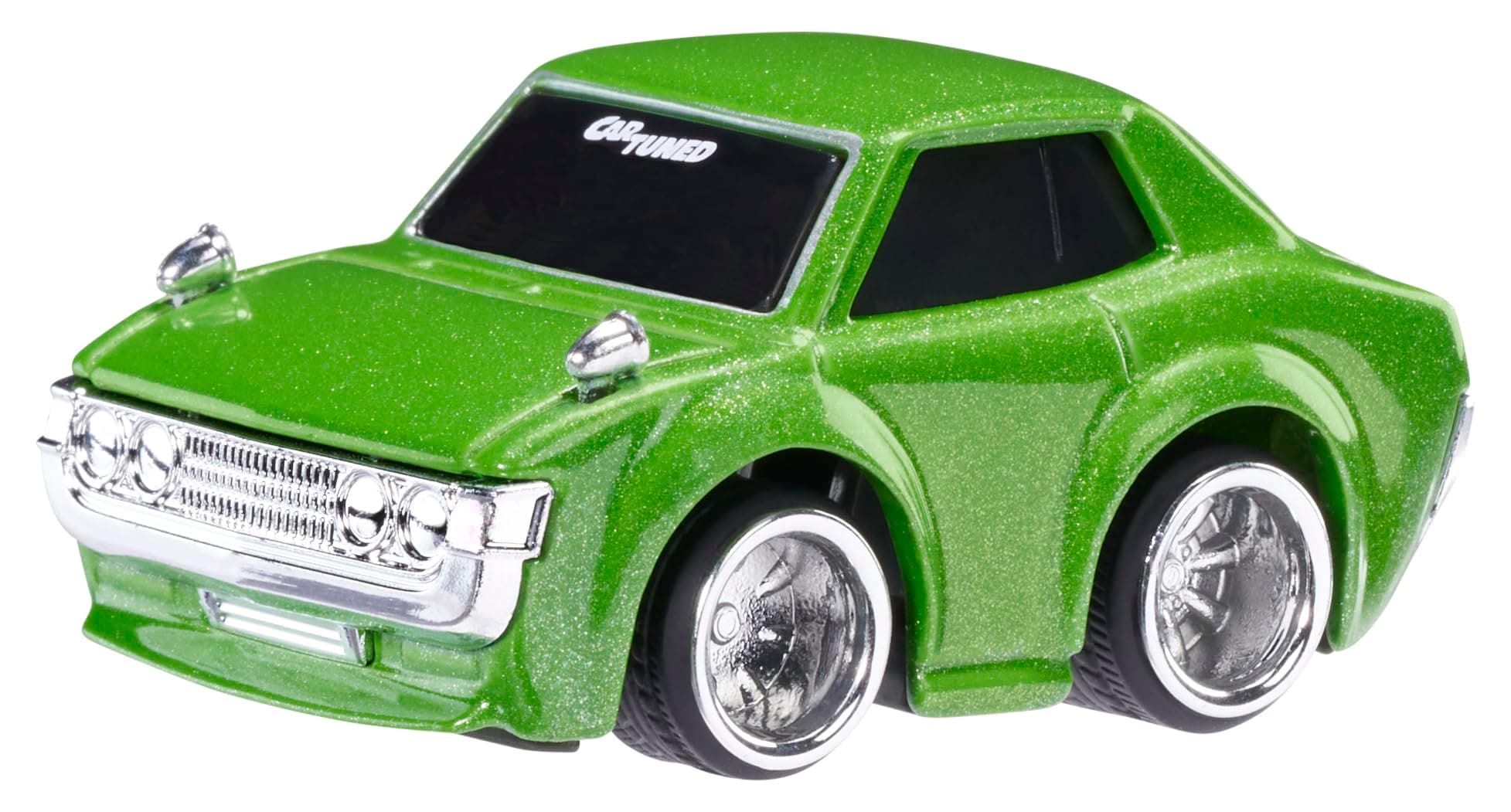 MGAE CarTuned JDM Seri 1 1971 Toyota Celica GT Oyuncak Araba, Yeşil, Metal Gövde, Diecast Koleksiyon Arabası