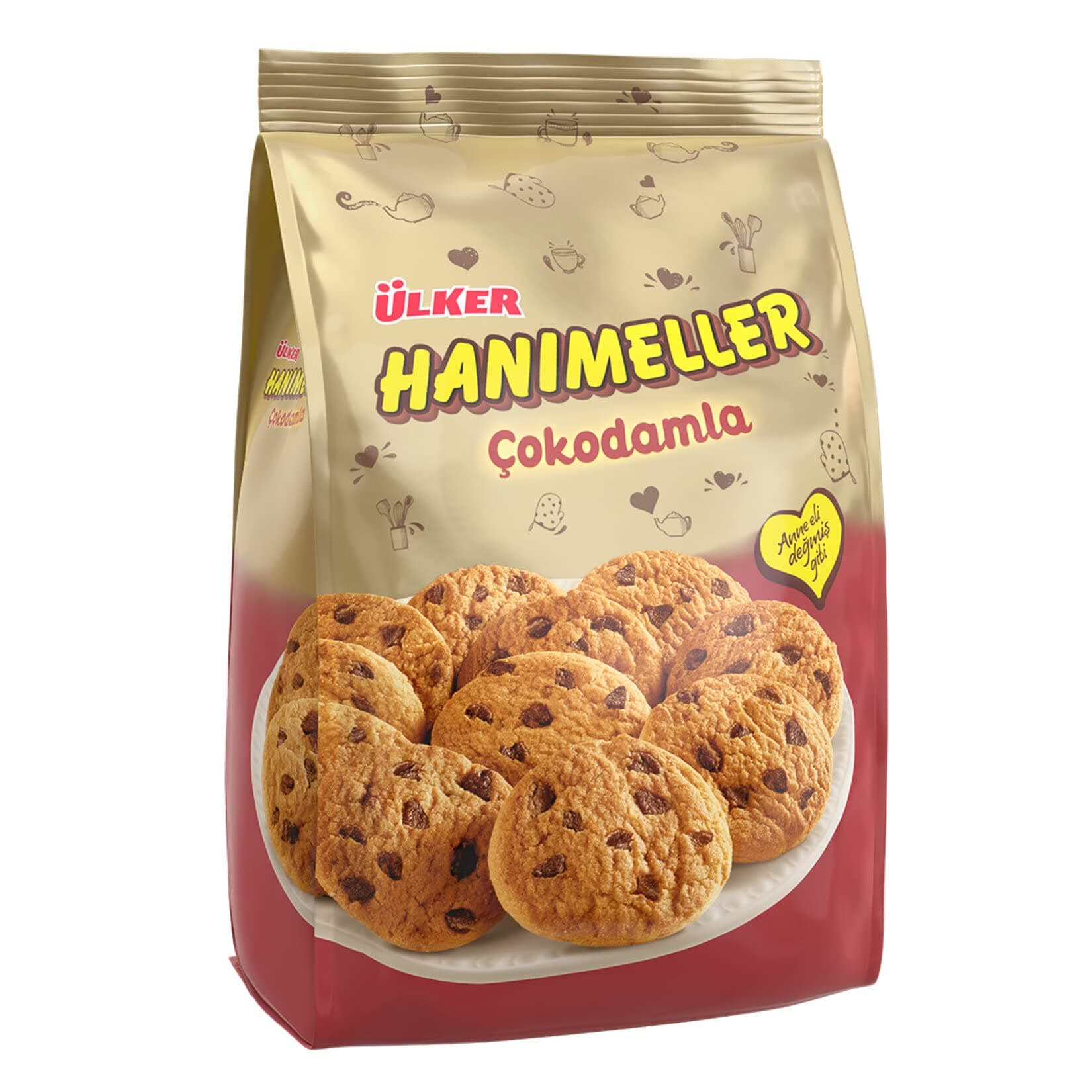 ÜLKER Hanımeller Çokodamla Kurabiye, 150 Gr